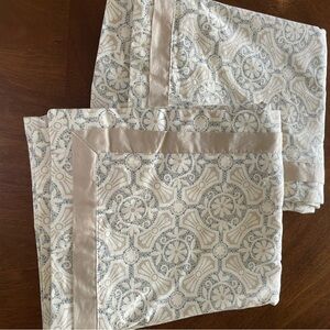 Peacock Alley Set of Two King Size Pillow Shams